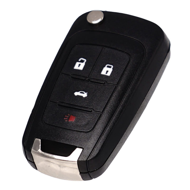[Australia - AusPower] - Flip Key Fob Remote Replacement Fits for Chevy Cruze Equinox Camaro 2010 2011 2012 2013 2014 2015 2016 Impala 14-2017 2018 2019 Malibu Sonic Buick Regal Verano Encore GMC Terrain Keyless Entry Remote 