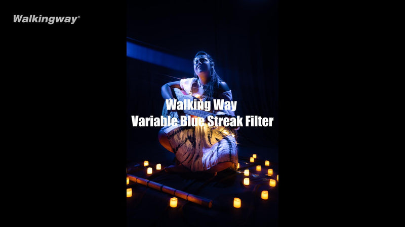 Walking Way 67mm Variable Blue Streak Filter, Rotating Cinematic Flare