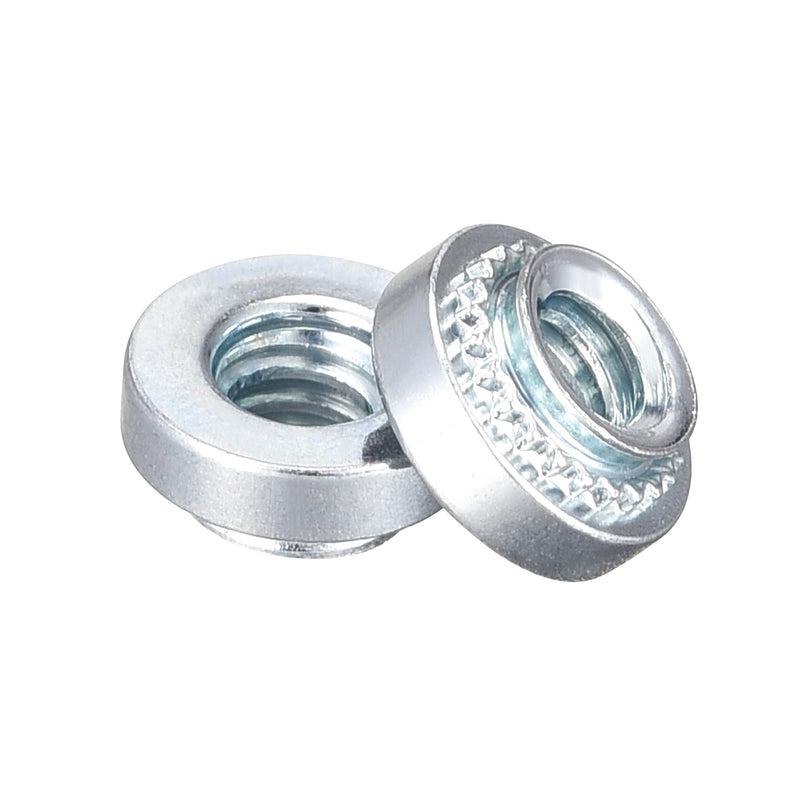 [Australia - AusPower] - uxcell Self -Clinching Nuts,#6-32 x 0.1-Inch Carbon Steel with Zinc Plating Rivet Nut Round Head Steel Metal Sheet Mounting Hardware Fastener 50pcs #6-32x2.54mm 