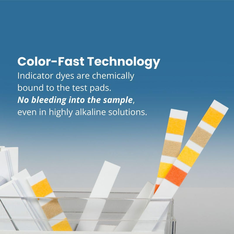 [Australia - AusPower] - pH Fix Indicator Strips 0-14, Quick and Accurate Result, 100 Bleed-Free Test Strip. Made in Germany. Safe, Easy pH Testing for Laboratory, Industrial, Professional, & Beginner Use 