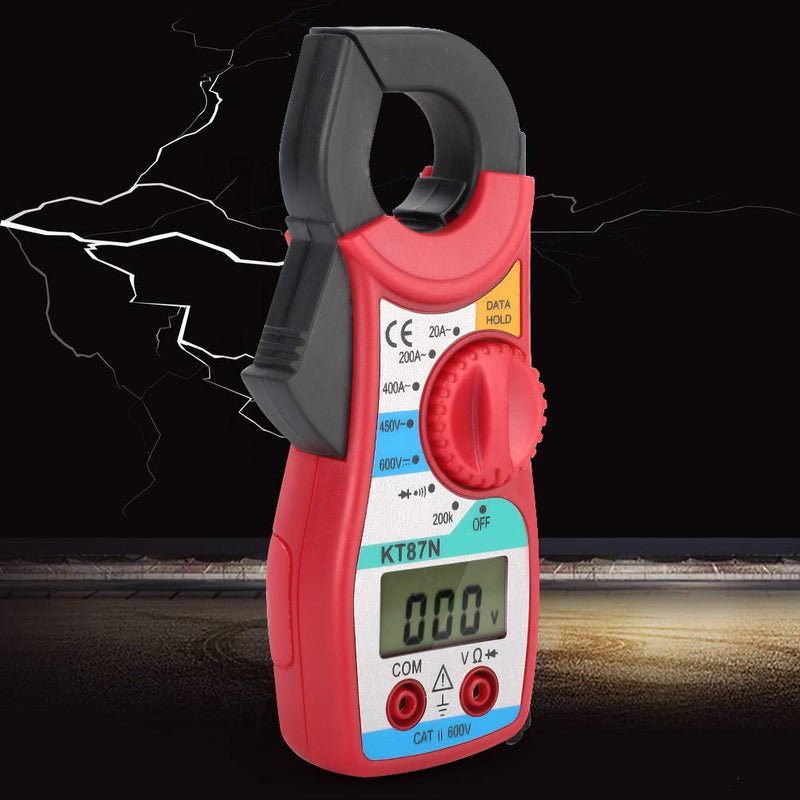 [Australia - AusPower] - Joyzan Digital Clamp Meter, Amp Voltage Multimeter Auto Ranging AC DC Measures Current Tester Continuity Temperature Capacitance Resistance Diodes Non Contact Detection Alligator Clips Electrican 