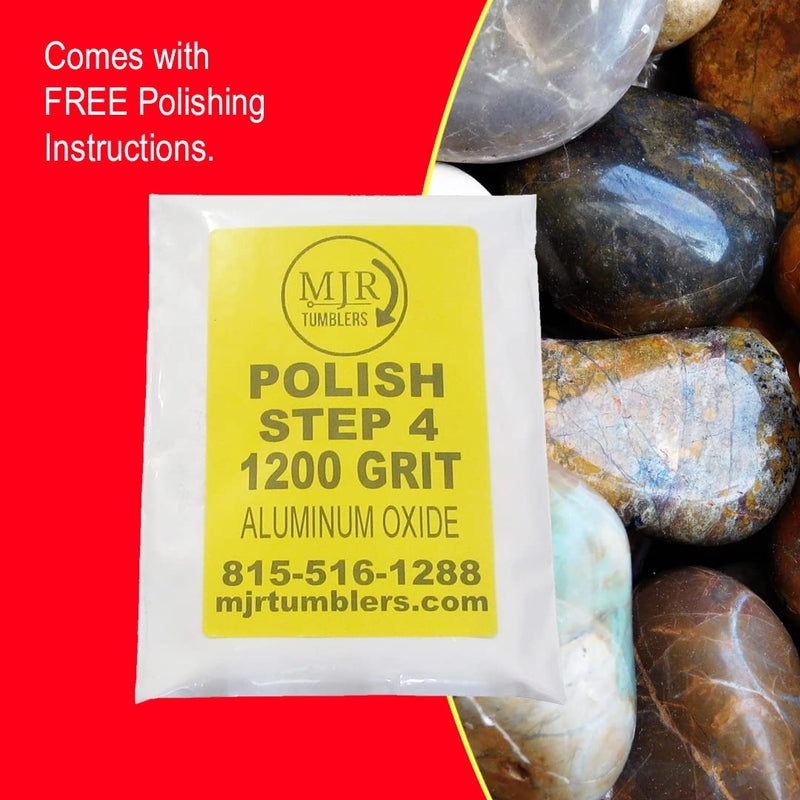 [Australia - AusPower] - MJR Tumblers 1 LB Polish 1200 Aluminum Oxide Rock Refill Grit Abrasive Media Final Step USA 