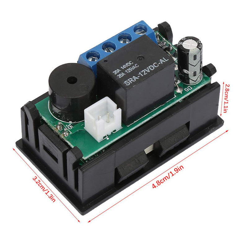 [Australia - AusPower] - Temperature Controller, 12V Digital Display Microcomputer Thermostat Temperature Controller Switch Household Thermostats Fan Controller with Sensor 