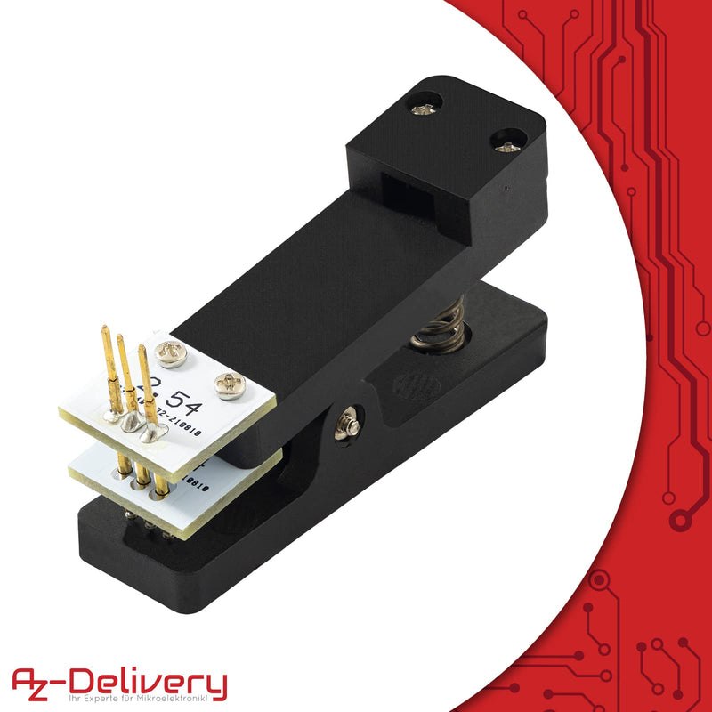 [Australia - AusPower] - AZDelivery 1 x 3 Pin Module Test Tool PCB Test Probe 1 x 3 P 2.54 mm Pitch Module Tester 