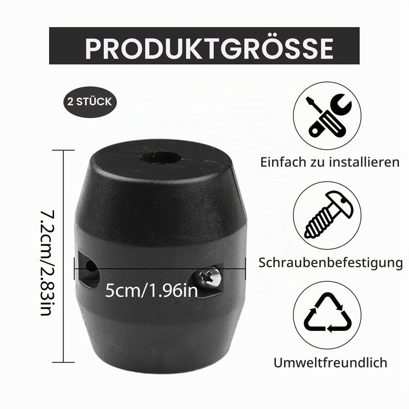 Pack of 2 Hose Weight, Black Tap Hose Weight Ball for Most Tap Hoses, Household, Kitchen, Bathroom, Hotel (300 g)