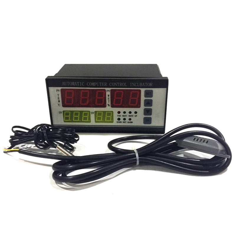 [Australia - AusPower] - XM-18 Egg Incubator Temperature Controller Thermostat Full Automatic Control System Egg Incubator Machine with Temperature Humidity Sensor Probe (220V) 220v 