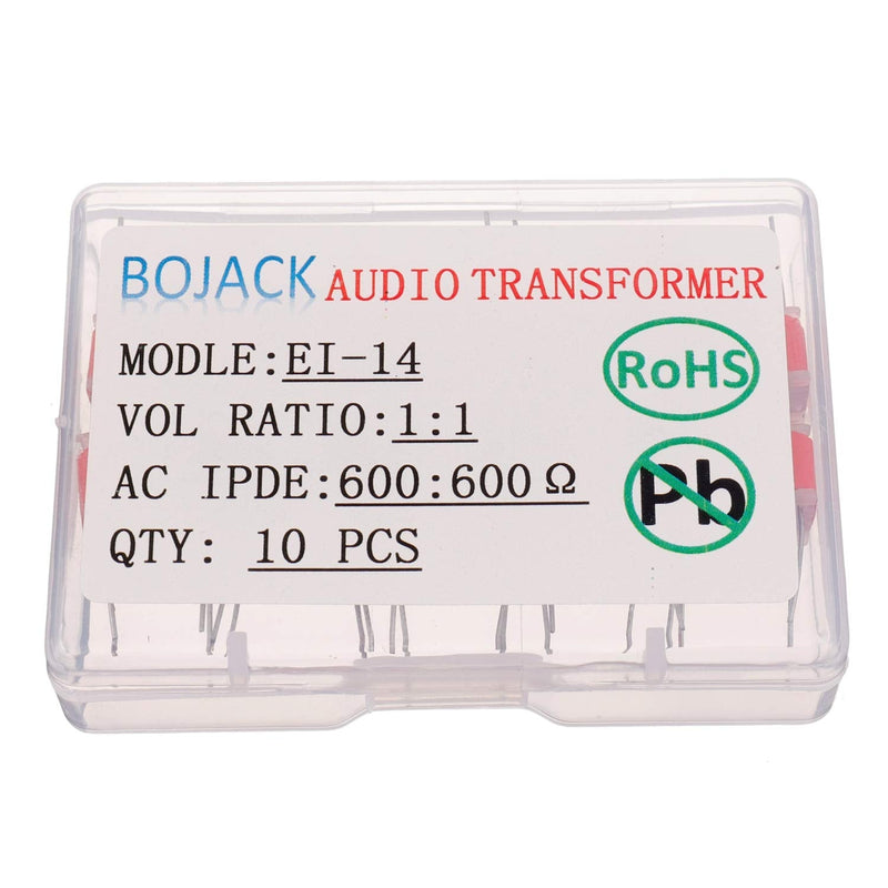 [Australia - AusPower] - BOJACK EI-14 High Efficiency Audio Isolation Transformers 1:1 600:600 Ohm (Pack of 10) EI-14/600:600 Ohm 