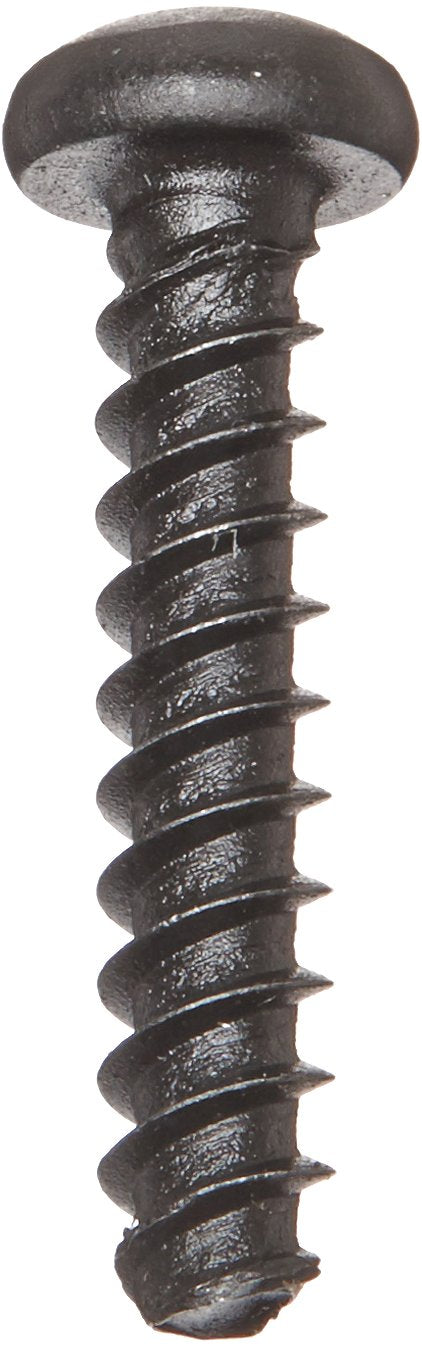 [Australia - AusPower] - Small Parts 0410LTPB Steel Thread Rolling Screw for Plastic, Black Oxide Finish, Pan Head, Star Drive, #4-20 Thread Size, 5/8" Length (Pack of 100) 