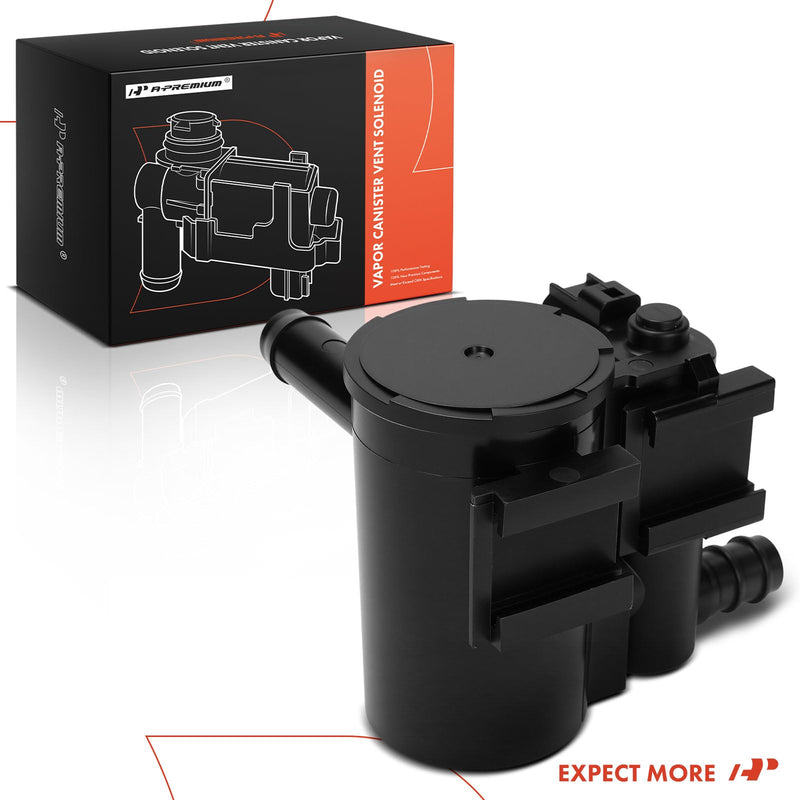 A-Premium Vapor Canister Vent Solenoid Valve Compatible with Ford Fusion 2006-2012, Edge 2007-2014 & Lincoln MKZ 2007-2012, MKX 2007-2015, Zephyr 2006 & Mercury Milan, 2.0L 2.3L 2.5L 3.0L 3.5L 3.7L