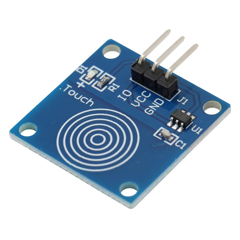TTP223B Capacitive Touch Sensor DC 2~5.5V Low Power Consumption Touch Sensor Switch Module Can Replace Conventional Touch Buttons Touch Button Function (Pack of 3)