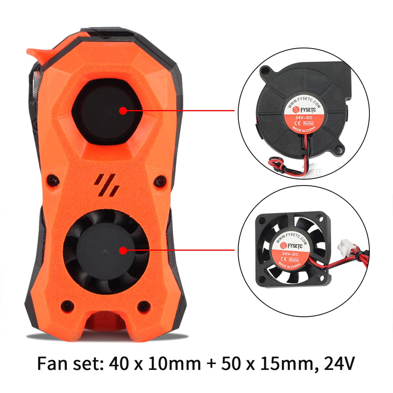 FYSETC 3D Printer Parts VoronSteathburner Extruder Head SB CW2 Hotend Hardware Kit No Printed Parts with 36mm Motor Cooling Fan Compatible with Voron2.4 R2 Triden Switchwire Vorn 1.8