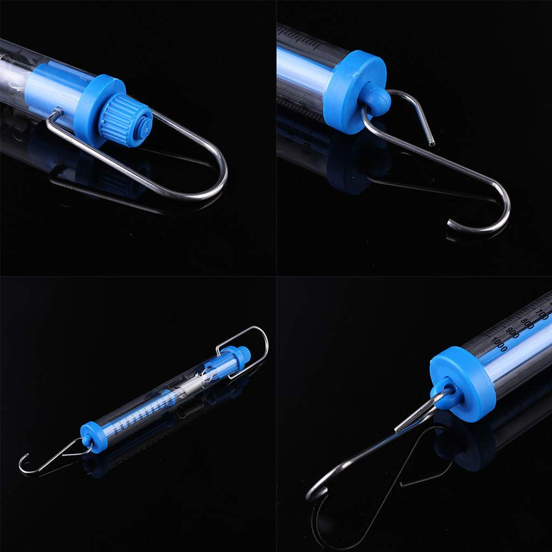 Labs Newton Force Gauge Spring Scale Labeled Transparent Spring Scale Suitable for Scientific 2.5N/10N 40 Eu