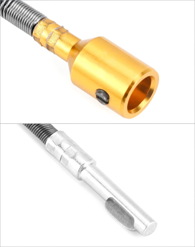 [Australia - AusPower] - QWORK 3.2ft Metal Flexible Inner Shaft Cable, 2 Pack Inner Flex Shaft Cable. 