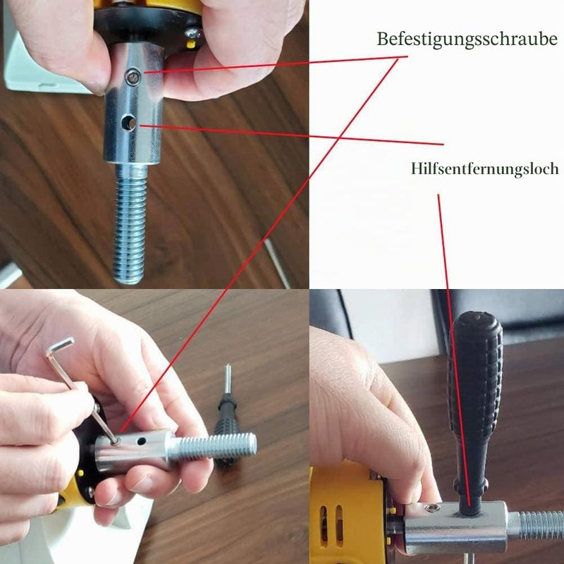 Shaft Mandrel Extension 1/2 Inch and 5/8 Inch / Motor Mandrel Thread Shaft Adapter for Polishing Sanding Discs / Suitable for Table Grinders head 1/2