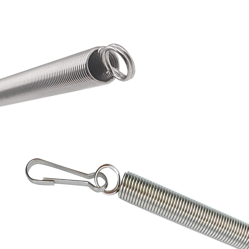 [Australia - AusPower] - 20 Inch Long Extension Spring, Zinc Plated Steel Screen Door Spring, 2 Pack 