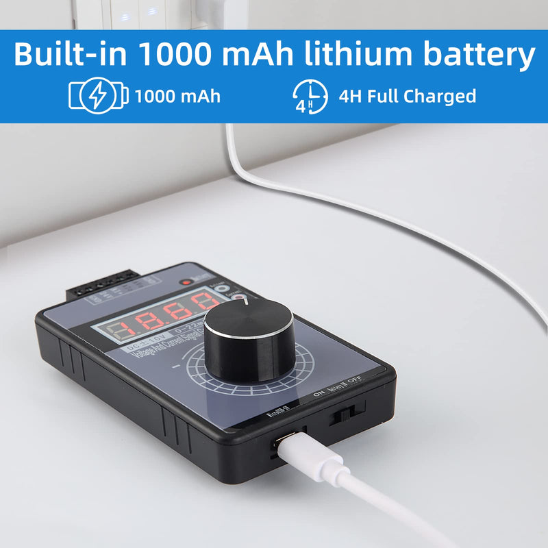 [Australia - AusPower] - Koolertron 0/4-20mA DC 0-10V Signal Generator,2-IN-1Portable Mini Function Generator Built-in 1000mAh Rechargeable Battery,Analog Generator with 4-Digit LCD Display,Accuracy 0.01,for PLC/Panel Testing 0-20mA 
