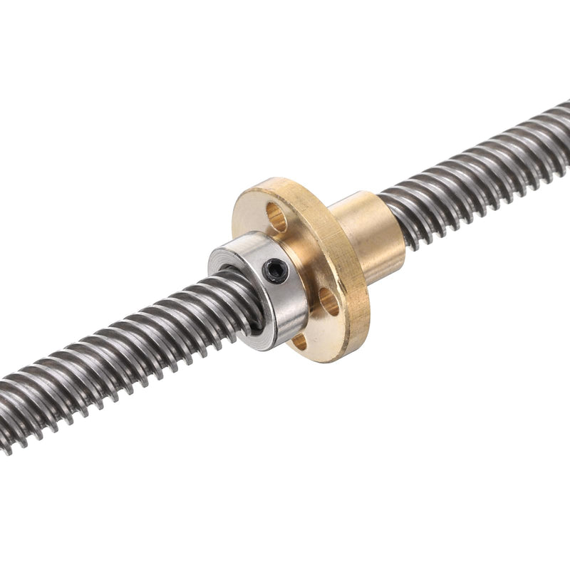 [Australia - AusPower] - uxcell 10pcs 5mm Shaft Lock Collar T5 Lead Screw Lock Ring, Stainless Steel Set Screw Collars 
