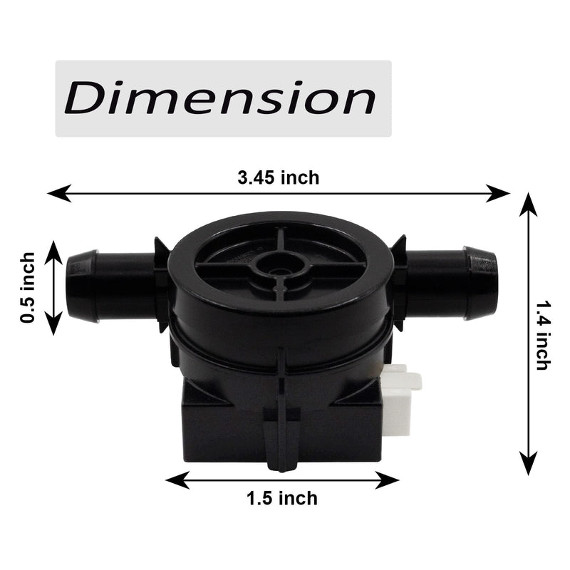 WPW10110225 Inlet Flow Meter Replace for W10110225, PS11748313, AP4310720, EA1490923, 8181696, 1381535 Compatible with Whirlpool Kenmore Maytag Washer Washing Machine