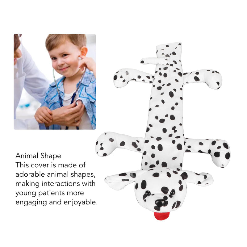 [Australia - AusPower] - Stethoscope Covers,Stethoscope Cover Sleeve,Cute Animal Shape Plush Stethoscope Accessories for Nurses Doctors (Spotted Dog) Spotted Dog 