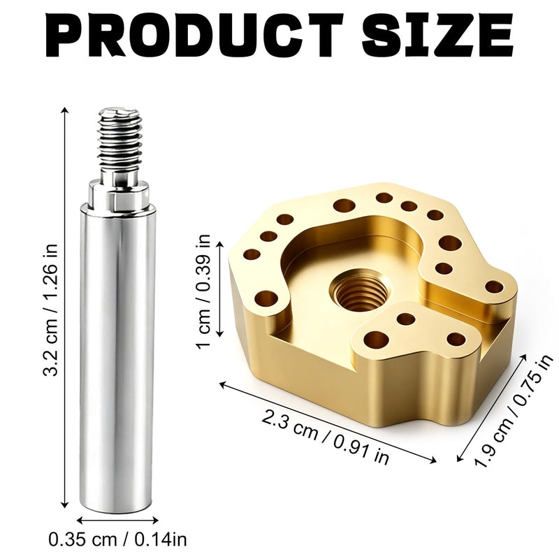 2pcs Joystick Soldering Tips with Adapter for PS5 PS4 Xbox Series X/S | Multi-hole, chrome-plated copper, fast heat conduction, high-precision alignment to fix stick drift