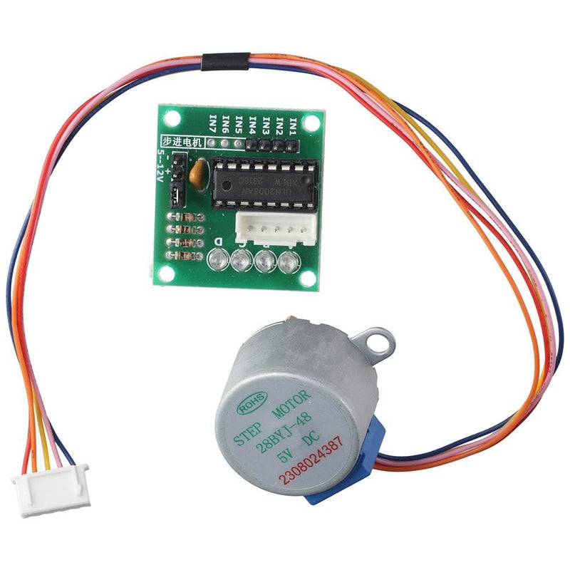 [Australia - AusPower] - 5pcs Stepper Motor Driver with 5V Drive Board Portable Speed Down Stepping Motor 28BYJ-48 ULN2003 5V Stepper Motor 