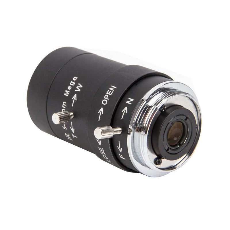 [Australia - AusPower] - CCTV Security Camera Lens 5-50mm Megapixel Manual Varifocal Lens Manual Zoom CMOS/CCD 1/3" CCTV Lens IR CS Mount CCTV Security Camera(No IR Filter) 