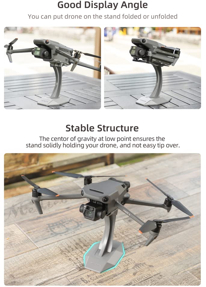[Australia - AusPower] - BTG Desktop Display Stand for DJI Mavic 3 Pro Classic/Mavic 2 Pro Zoom/Mavic Pro Drone Accessories 