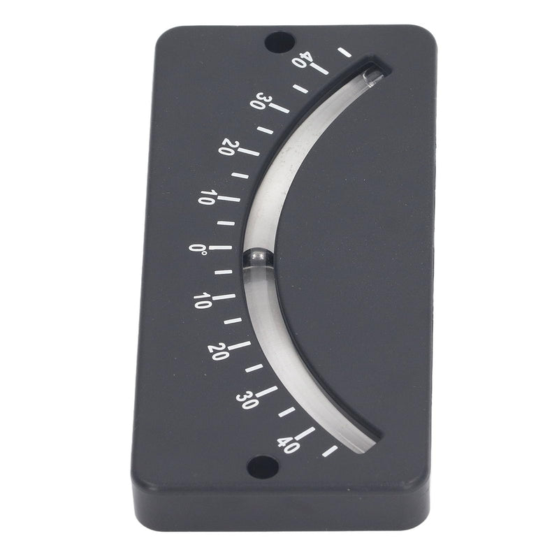 Inclinometer Analogue Bicycle Inclinometer Clinometer, 40° to 40° Handlebar Recline Meter Pipe Inclinometer for Horizontal Micro Angle Measurement