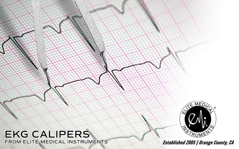 [Australia - AusPower] - Elite Medical Instruments EMI Basix Economy EKG Caliper EKG-101-V, Violet 