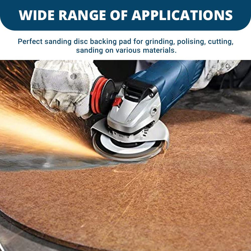 [Australia - AusPower] - Benchmark Abrasives 4.5" Air-Cooled Poly Pad Resin Fiber Disc Backing Pad for Grinding Cutting Polishing Sanding Woodworking Carving Shaping 4.5" 