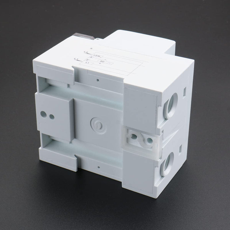 [Australia - AusPower] - Baomain DDS238-4-R DIN Rail Single-Phase Three-Wire Kilowatt Hour kwh Meter 10A(100A),110V/220VAC,60Hz,LCD Display Energy Meter for AC Systems 
