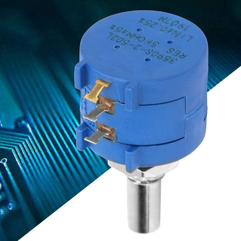 [Australia - AusPower] - Multiturn potentiometer 3590S-2-502L 5K ohm adjustable winding resistance Precision multiturn potentiometer 