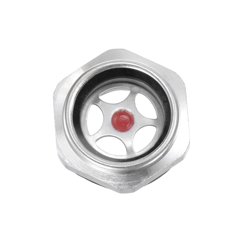 [Australia - AusPower] - uxcell Air Compressor Oil Level Gauge Sight Glass G3/4 Male Threaded Aluminum Liquid Indicator Sight Window 
