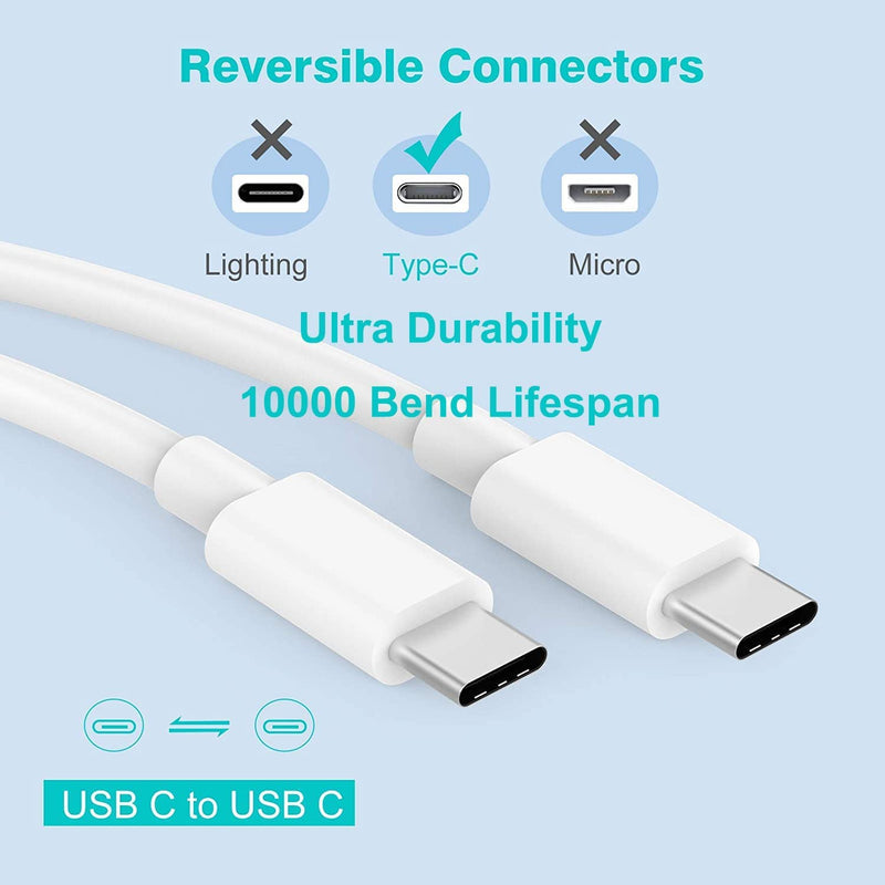 【Apple MFi Certified】20W USB C Fast Charger iPhone 17 16 15 Charge Block 3Pack 6 FT TypeC Fast Charger Cable for iPhone 17/17 Pro/17 ProMax/iPhone 16/16 ProMax/15 Plus All USB C Charging Devices(Blue) Blue