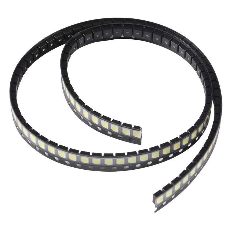 [Australia - AusPower] - 100pcs 3528 (1210) SMD LED Diode Lights Chip White 6000K Super Bright Lighting Bulb Lamps Electronics Components Light Emitting Diodes (3.5mm x 2.8mm) 