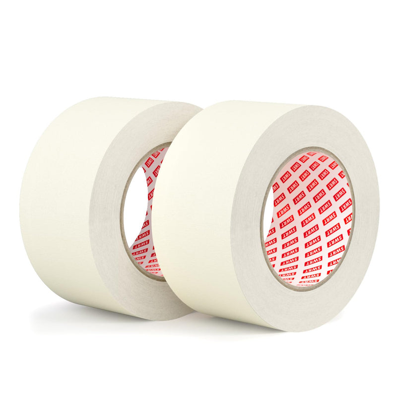 SWRT Masking Tape 2 Inch Wide × 55Yds– 2 Rolls (110 Yards Total), General Purpose Painter’s Tape with Strong Hold & Clean Removal, Ideal for Painting, Labeling, Crafts, Home & Office Use
