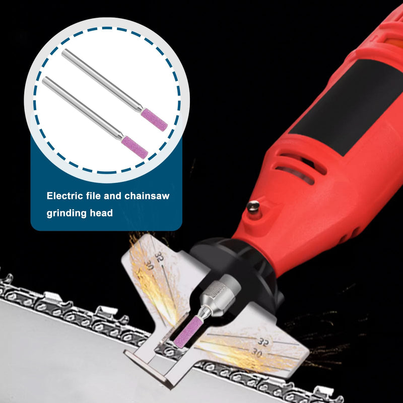 [Australia - AusPower] - ECSiNG 20-Piece Grinding Stone Bits, Rotating Whetstone Drill Bit Set Made of Corundum Grinding Stones Accessory Set Grinding Electric Saws, 3 mm Stone Diameter 3.0mm 