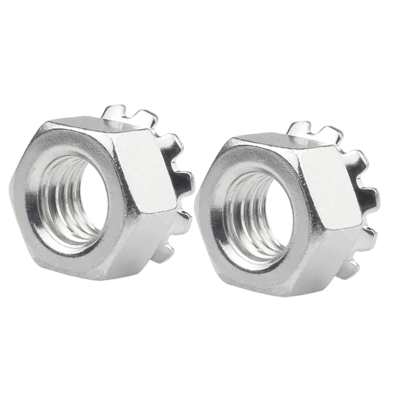 [Australia - AusPower] - #8-32 Keps Lock Nut Stainless Steel, K-Lock Keps Nuts 304 Stainless Steel 18-8 Lock Nuts, Pack of 50 8-32 