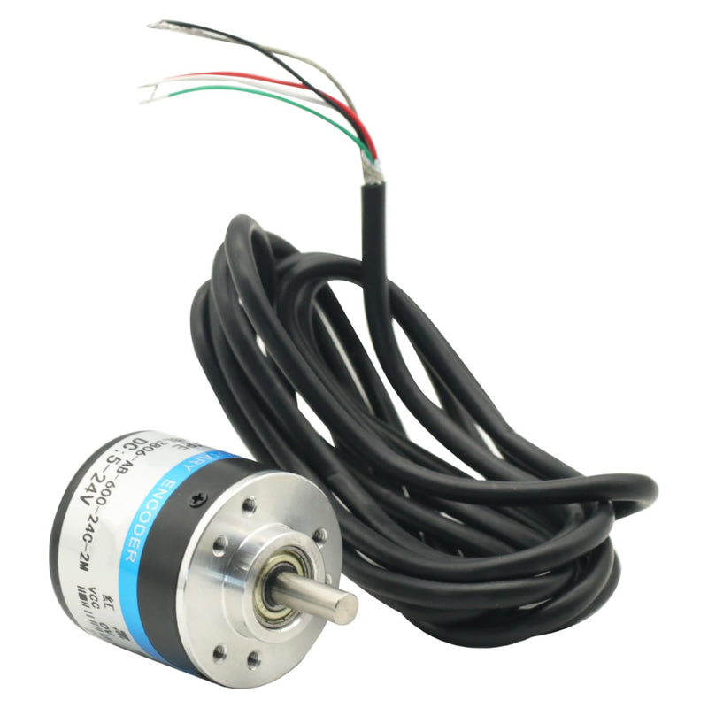 [Australia - AusPower] - Photoelectric Incremental Rotary Encoder 600PPR AB 2 Phase DC5-24V NPN Optical Encoder 