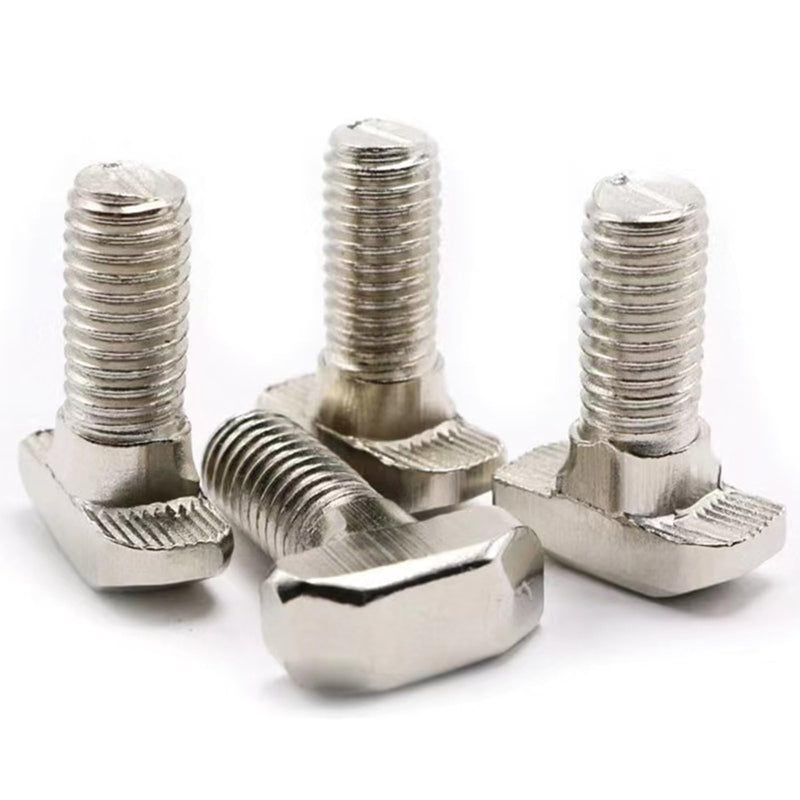 [Australia - AusPower] - M8 x 25mm Metric Thread T Slot,Drop-in Stud Sliding T-Bolt,Hammer Head Bolt,T Screw Stud for 3030 Series Standard 8mm T-Slot Aluminum Extrusion Profile,Carbon Steel Nickel Plated (30-Series,30 Pcs) 30-M8x25mm?30 Pcs? 