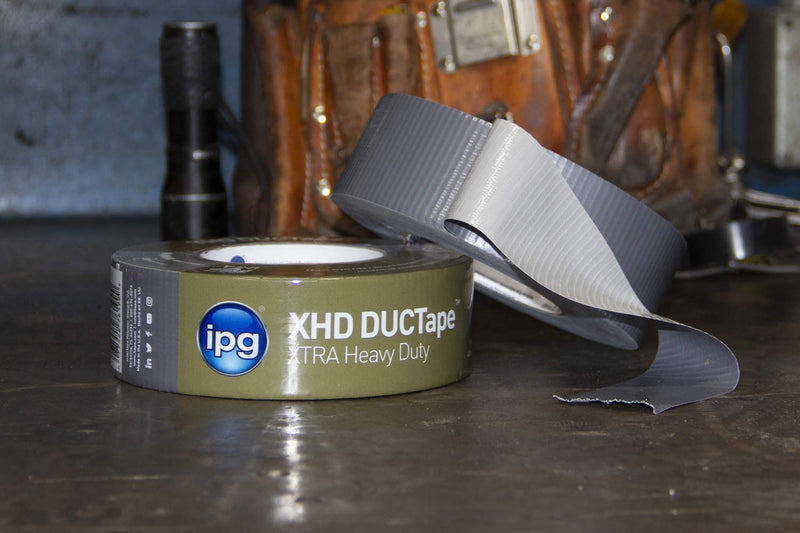 IPG XHD DUCTape, Extra Heavy Duty Duct Tape, 1.88" x 60 yd, Silver (Single Roll) Single Roll