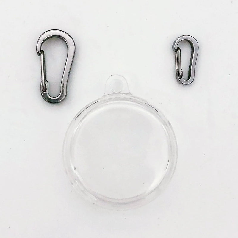 [Australia - AusPower] - Clear Protective Case for Stemoscope PRO Digital Stethoscope - Two Stainless Steel Snap Hooks Included - Transparent Stethoscope Case 