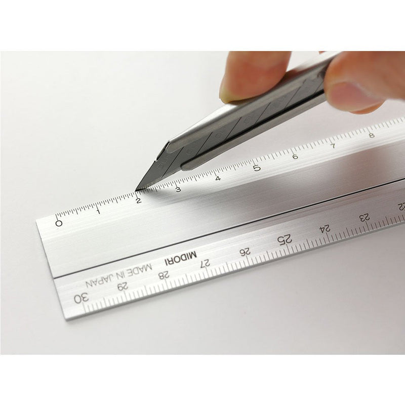 [Australia - AusPower] - Midori Aluminium Ruler - Black 