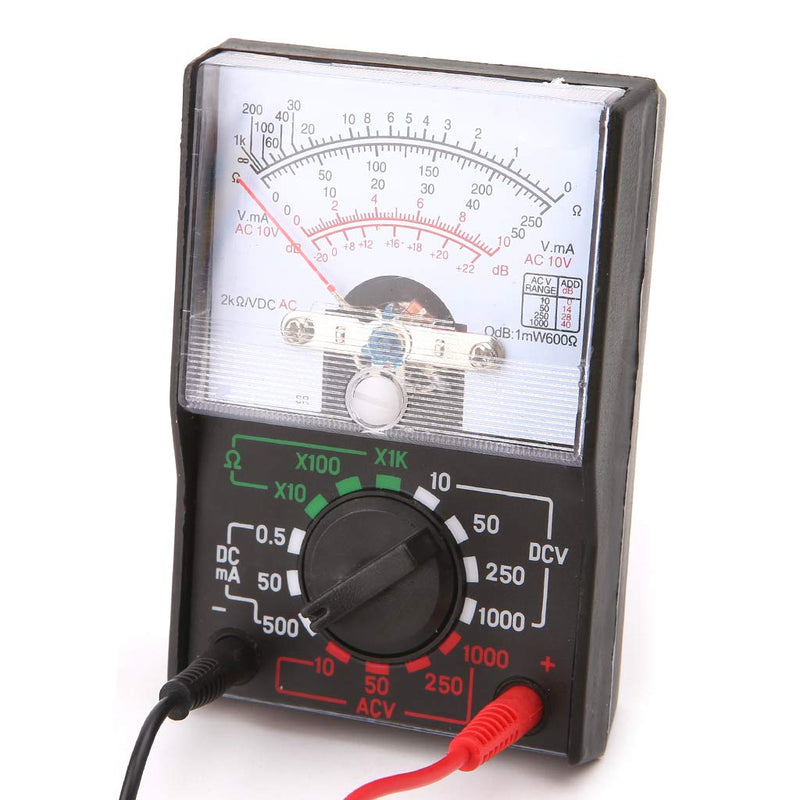 [Australia - AusPower] - For 1000V Voltmeter 250mA Ammeter 1K Resistance Meter Analog Multimeter To Multimeter Test Leads Set 