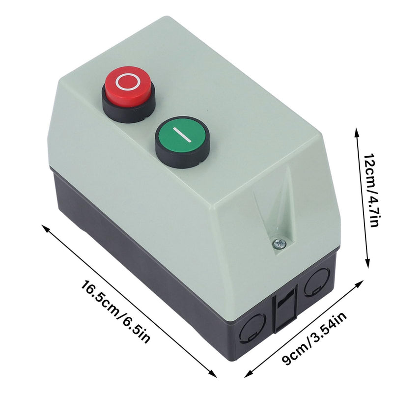Magnetic Electric Motor Starter, IP55 Waterproof Motor Start Switch, Single-Phase 220 230 V, 3 Phases, 380, 400 V Motor Starter for Workshop