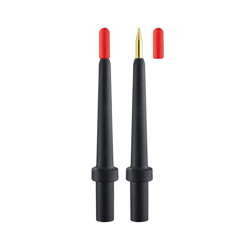 [Australia - AusPower] - ZIBOO - 2Pk 4Mm Banana Jack 3 Tip Black (PPTK0024-2),Use for Autel Circuit Tester Power Circuit Probe 2 