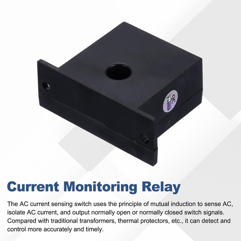 MECCANIXITY 2pcs Miniature Current Switch 0-30A Normally Open AC Current Sensing Switch Sensor Monitoring Relay, M3050 2