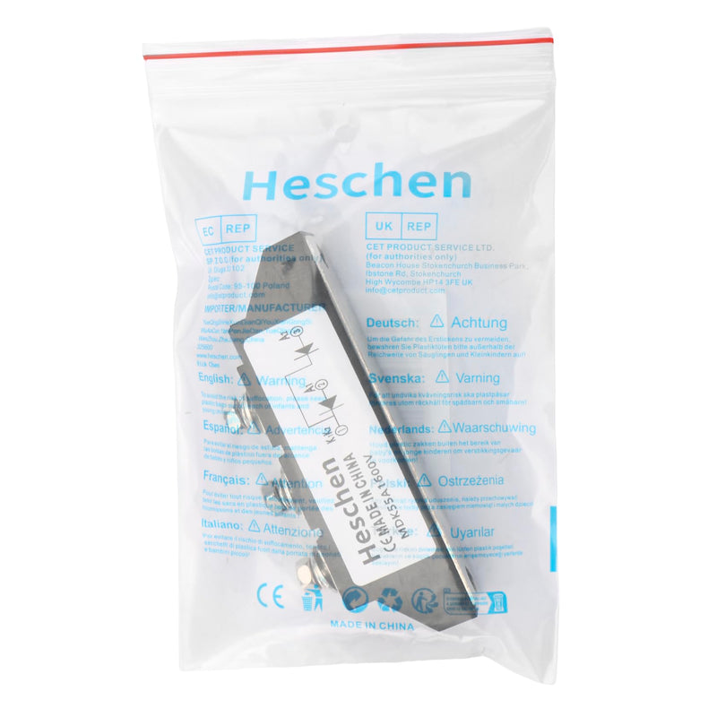 Heschen Photovoltaic Antireverse Rectifier, MDK-55, 55A 1600V, Full Wave Diode Module, Bridge Diode Rectifier Module