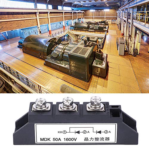 Tbest Photovoltaic Block Diode, Photovoltaic Anti-Reverse Rectifier MDK 50A 1600V Bridge Diode Rectifier Module