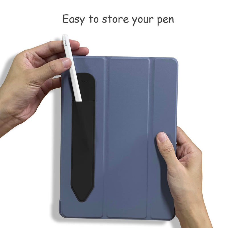 [Australia - AusPower] - YINVA Pencil Holder Compatible with Apple Pencil 2nd Generation and 1st Gen, Elastic Pencil Pouch Accessories Design for iPad and Stylus (Black) Black 
